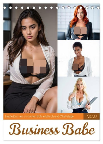 Business Babe (Tischkalender 2027 DIN A5 hoch), CALVENDO Monatskalender