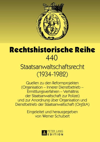 Staatsanwaltschaftsrecht (1934-1982)