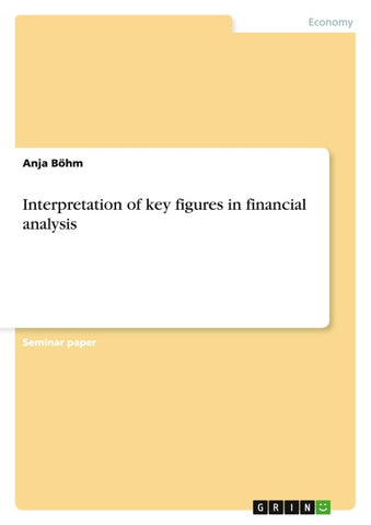 Interpretation of key figures in financial analysis