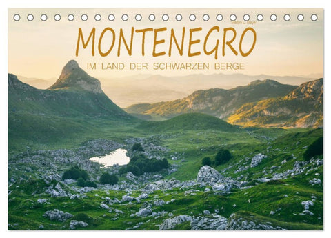 Montenegro - Im Land der schwarzen Berge (Tischkalender 2026 DIN A5 quer), CALVENDO Monatskalender