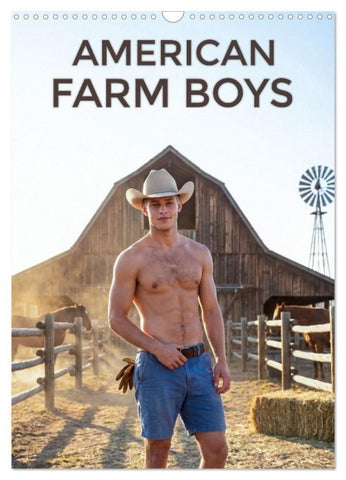 American Farm Boys (Wandkalender 2027 DIN A3 hoch), CALVENDO Monatskalender