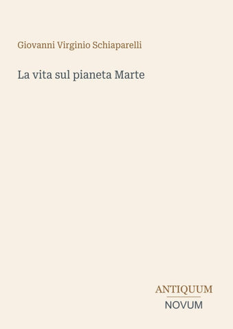 La vita sul pianeta Marte