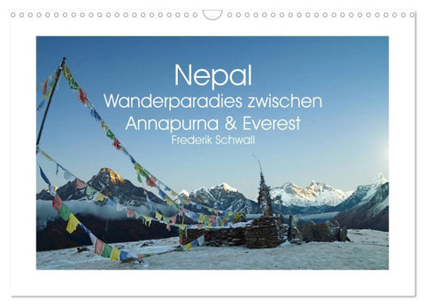 Nepal - Wanderparadies zwischen Annapurna & Everest (Wandkalender 2026 DIN A3 quer), CALVENDO Monatskalender