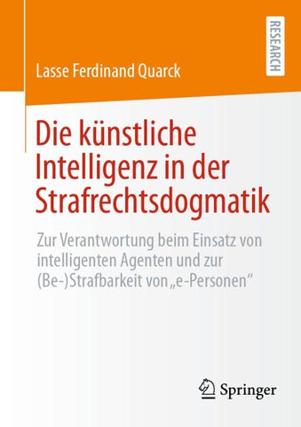 Die künstliche Intelligenz in der Strafrechtsdogmatik