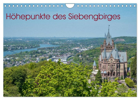 Höhepunkte des Siebengebirges (Wandkalender 2027 DIN A4 quer), CALVENDO Monatskalender