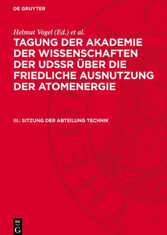 Sitzung der Abteilung Technik