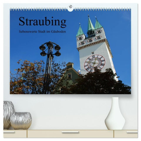 Straubing, liebenswerte Stadt im Gäuboden (hochwertiger Premium Wandkalender 2027 DIN A2 quer), Kunstdruck in Hochglanz