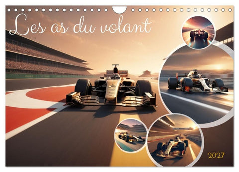 Les as du volant (Calendrier mural 2027 DIN A4 vertical), CALVENDO calendrier mensuel