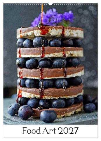 Food Art 2027 (Wandkalender 2027 DIN A2 hoch), CALVENDO Monatskalender