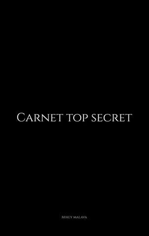Carnet Top Secret