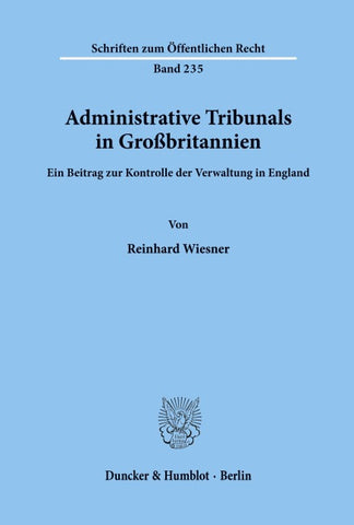 Administrative Tribunals in Großbritannien.