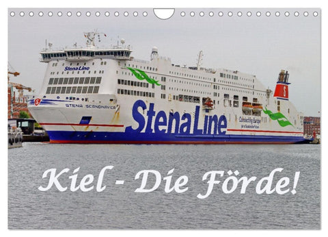 Kiel - Die Förde! (Wandkalender 2027 DIN A4 quer), CALVENDO Monatskalender