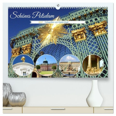Schönes Potsdam (hochwertiger Premium Wandkalender 2027 DIN A2 quer), Kunstdruck in Hochglanz