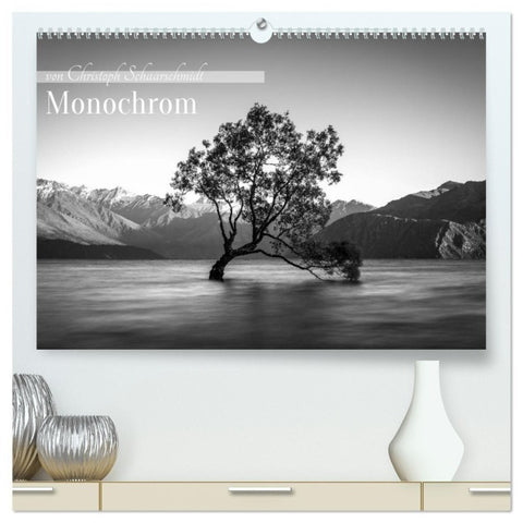 Monochrome Wonders (hochwertiger Premium Wandkalender 2027 DIN A2 quer), Kunstdruck in Hochglanz