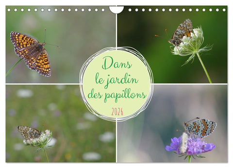 Dans le jardin des papillons (Calendrier mural 2026 DIN A4 vertical), CALVENDO calendrier mensuel