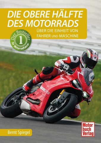 Die obere Hälfte des Motorrads