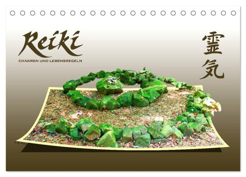 REIKI - Chakren und Lebensregeln (Tischkalender 2027 DIN A5 quer), CALVENDO Monatskalender