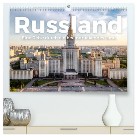 Russland - Eine Reise durch ein beeindruckendes Land. (hochwertiger Premium Wandkalender 2027 DIN A2 quer), Kunstdruck in Hochglanz