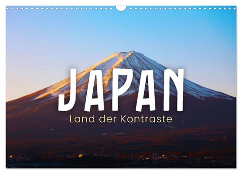 Japan - Land der Kontraste (Wandkalender 2027 DIN A3 quer), CALVENDO Monatskalender
