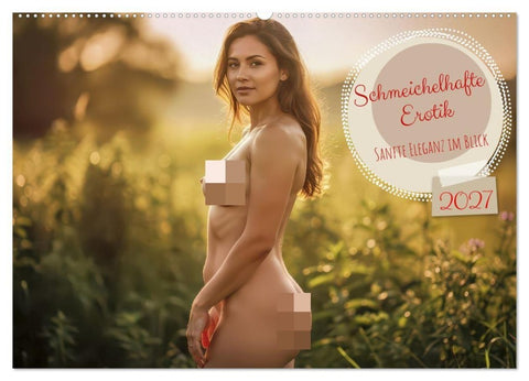 Schmeichelhafte Erotik (Wandkalender 2027 DIN A2 quer), CALVENDO Monatskalender