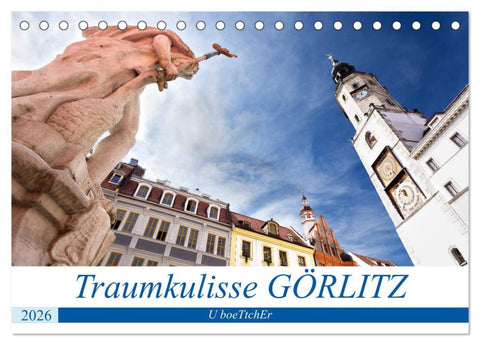 Traumkulisse GÖRLITZ (Tischkalender 2026 DIN A5 quer), CALVENDO Monatskalender