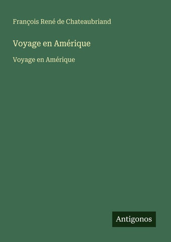 Voyage en Amérique