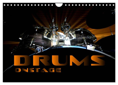 DRUMS ONSTAGE (Wall Calendar 2026 DIN A4 landscape), CALVENDO 12 Month Wall Calendar