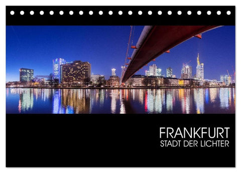 Frankfurt (Tischkalender 2027 DIN A5 quer), CALVENDO Monatskalender