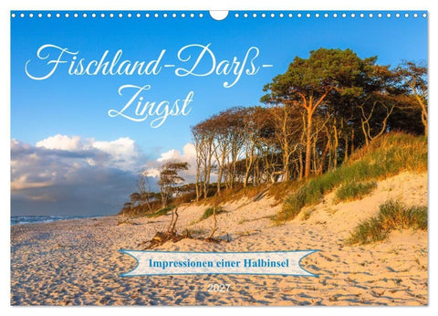 Fischland-Darß-Zingst Impressionen einer Halbinsel (Wandkalender 2027 DIN A3 quer), CALVENDO Monatskalender
