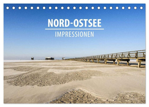 Nord-Ostsee Impressionen (Tischkalender 2027 DIN A5 quer), CALVENDO Monatskalender