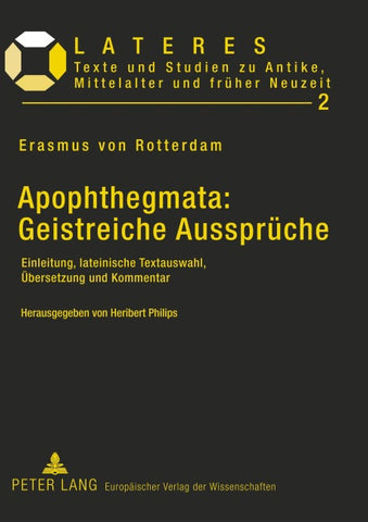 Apophthegmata: Geistreiche Aussprüche
