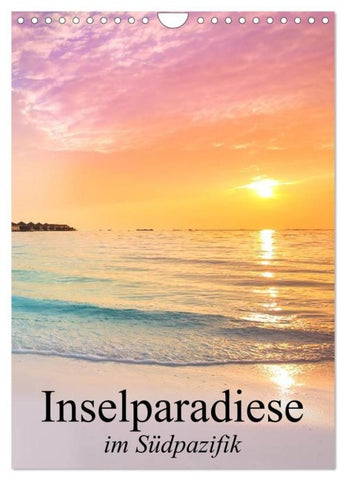 Inselparadiese im Südpazifik (Wandkalender 2027 DIN A4 hoch), CALVENDO Monatskalender