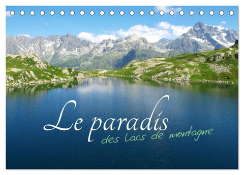 Le paradis des lacs de montagne (Calendrier de bureau 2027 DIN A5 vertical), CALVENDO calendrier mensuel