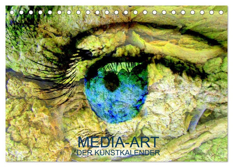 MEDIA-ART Der Kunstkalender (Tischkalender 2026 DIN A5 quer), CALVENDO Monatskalender