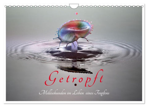Getropft (Wandkalender 2027 DIN A4 quer), CALVENDO Monatskalender