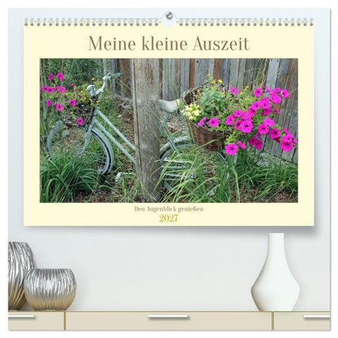 Meine kleine Auszeit (hochwertiger Premium Wandkalender 2027 DIN A2 quer), Kunstdruck in Hochglanz