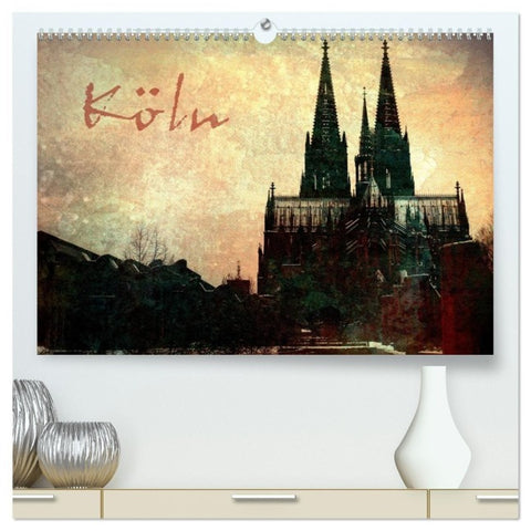 Köln (hochwertiger Premium Wandkalender 2027 DIN A2 quer), Kunstdruck in Hochglanz