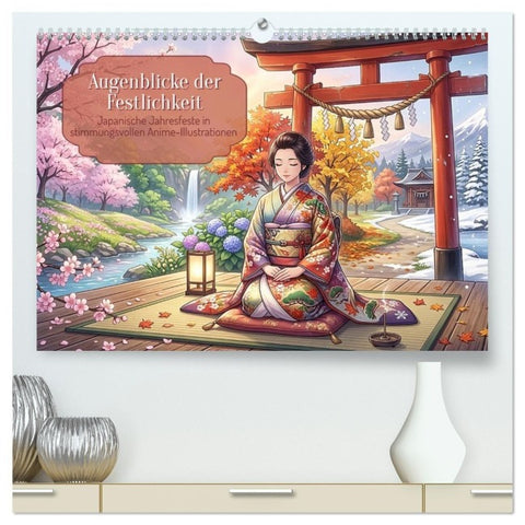 Augenblicke der Festlichkeit (hochwertiger Premium Wandkalender 2027 DIN A2 quer), Kunstdruck in Hochglanz