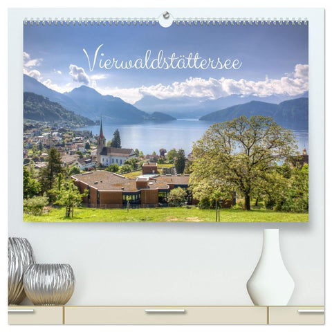 Vierwaldstättersee (hochwertiger Premium Wandkalender 2027 DIN A2 quer), Kunstdruck in Hochglanz