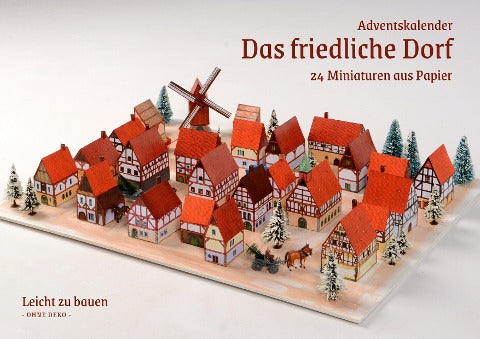 Das friedliche Dorf - Papiermodell