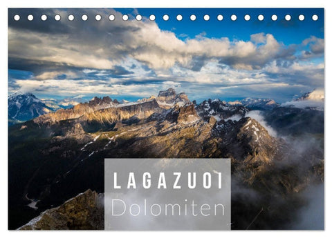 Lagazuoi Dolomiten (Tischkalender 2027 DIN A5 quer), CALVENDO Monatskalender