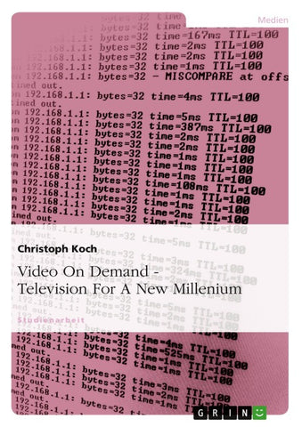 Video On Demand - Television For A New Millenium