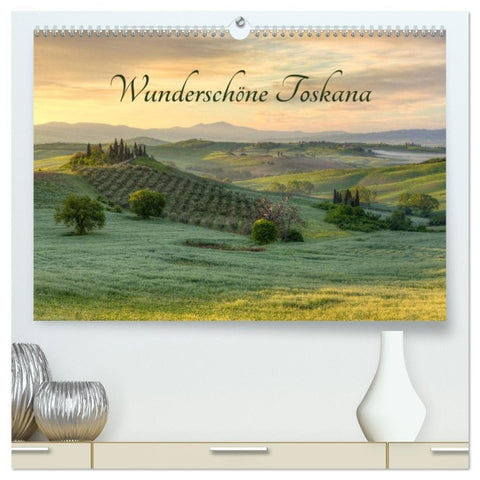 Wunderschöne Toskana (hochwertiger Premium Wandkalender 2026 DIN A2 quer), Kunstdruck in Hochglanz
