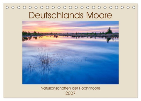Deutschlands Moore (Tischkalender 2027 DIN A5 quer), CALVENDO Monatskalender