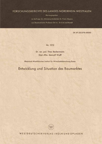 Entwicklung und Situation des Baumarktes