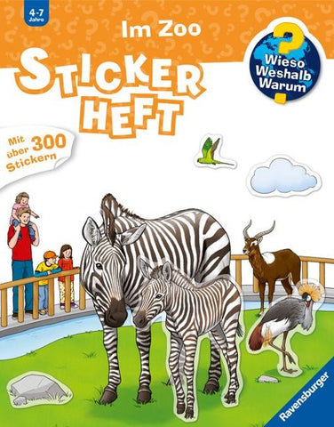 Wieso? Weshalb? Warum? Stickerheft - Im Zoo