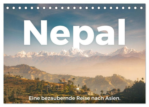 Nepal - Eine bezaubernde Reise nach Asien. (Tischkalender 2027 DIN A5 quer), CALVENDO Monatskalender