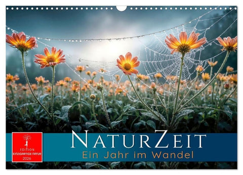 Naturzeit - Ein Jahr im Wandel (Wandkalender 2026 DIN A3 quer), CALVENDO Monatskalender