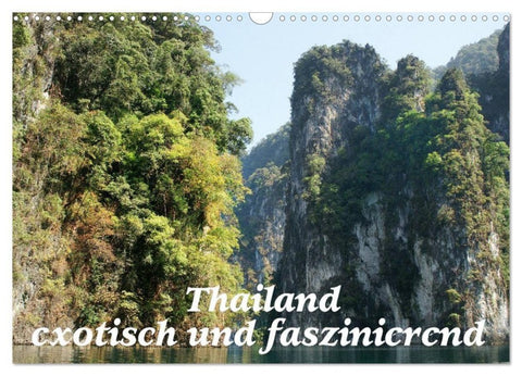 Thailand - exotisch und faszinierend (Wandkalender 2027 DIN A3 quer), CALVENDO Monatskalender