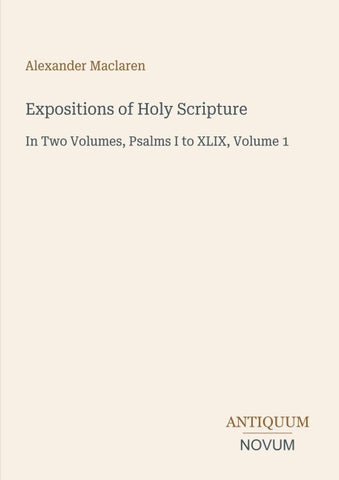 Expositions of Holy Scripture